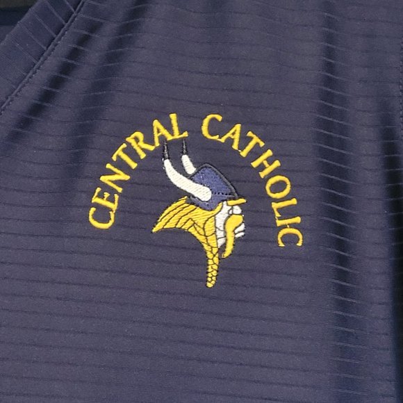 Central Catholic High School Ladies Polo Shirt Size Medium - Picture 2 of 5